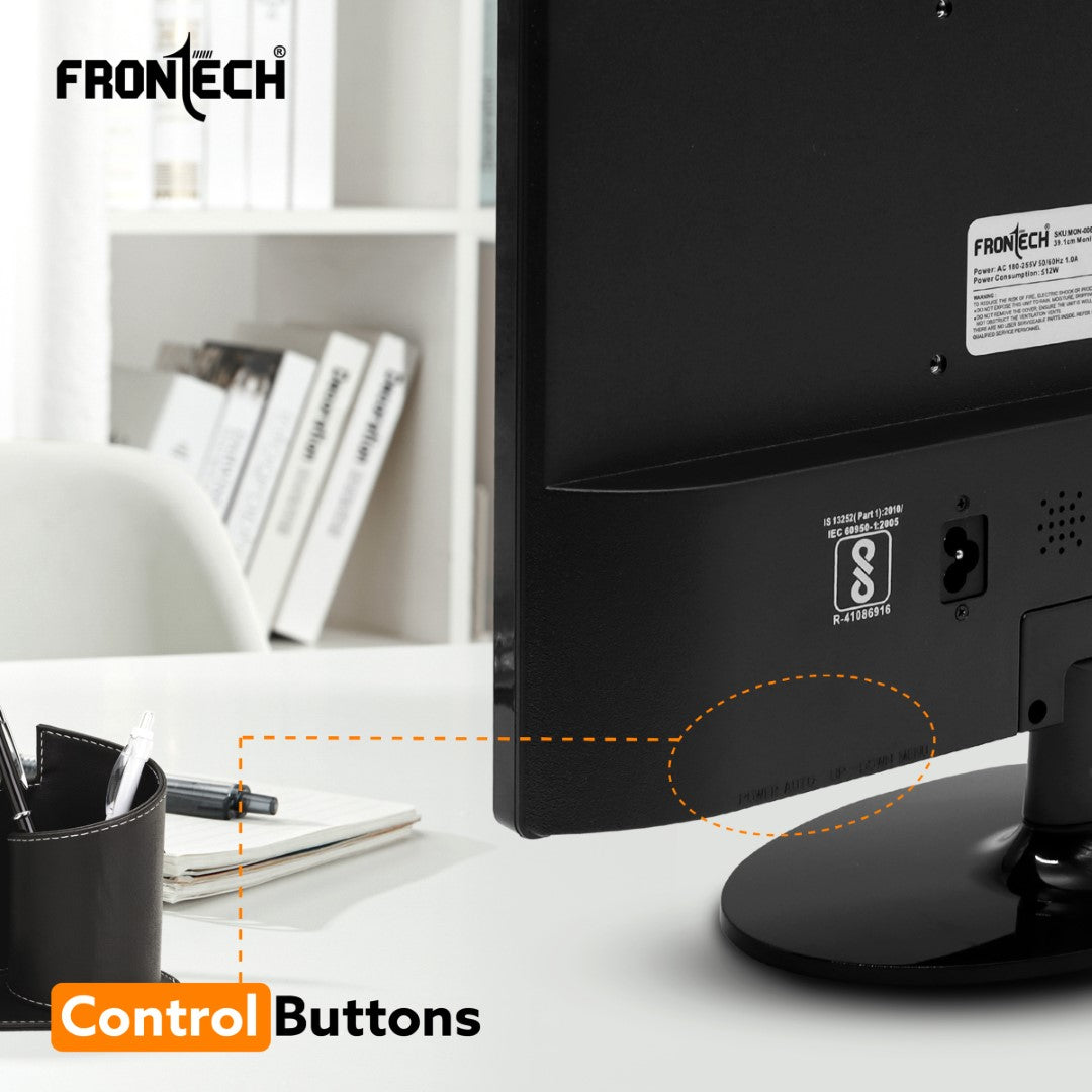Frontech 15.4'' HD LED Monitor | 60Hz, 1280x800 | Slim & Stylish (MON-0068) Frontech 15.4'' HD LED Monitor | 60Hz, 1280x800 | Slim & Stylish (MON-0068)